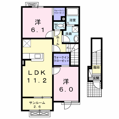 リアン 202【管理NO：1-018608101-02020】 ★家具家電は申し込み後に搬入します★ ★2026年12月中旬入居可能★の物件画像