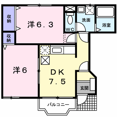 アルバ・カイ 103【管理NO：1-012255501-01030】 ★家具家電は申し込み後に搬入します★ ★2026年10月下旬入居可能★の物件画像