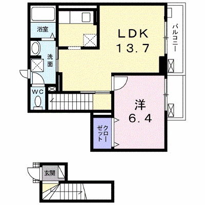 オリエンス 203【管理NO：1-021215901-02030】 ★家具家電は申し込み後に搬入します★ ★2026年10月中旬入居可能★の物件画像
