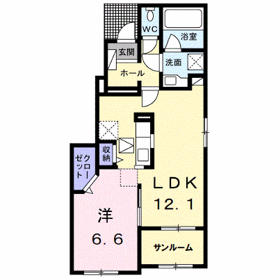 シャネスト 101【管理NO：1-021850901-01010】 ★家具家電は申し込み後に搬入します★ ★2026年11月中旬入居可能★の物件画像