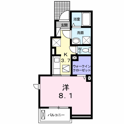 めぞん，いちりやま 104【管理NO：1-021999701-01040】 ★家具家電は申し込み後に搬入します★ ★2026年11月中旬入居可能★の物件画像