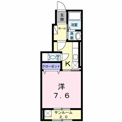 フォークローバー 101【管理NO：1-019551001-01010】 ★家具家電は申し込み後に搬入します★の物件画像