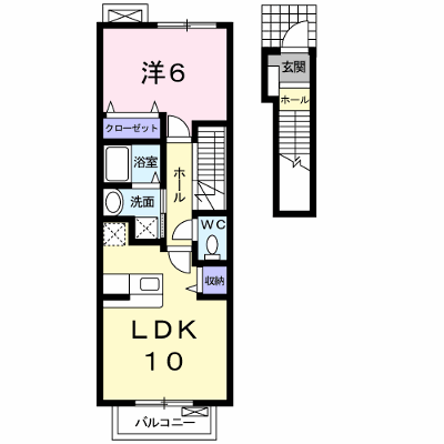 エレガンシア 207【管理NO：1-014178201-02060】 ★家具家電は申し込み後に搬入します★ ★2026年11月下旬入居可能★の物件画像