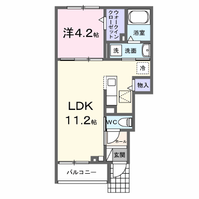 チェルシーテラス 102【管理NO：1-028724901-01020】 ★家具家電は申し込み後に搬入します★ ★2027年02月下旬入居可能★の物件画像