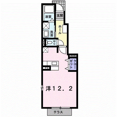 ウィスティリアⅠ 103【管理NO：1-013331101-01030】 ★家具家電は申し込み後に搬入します★ ★2026年11月上旬入居可能★の物件画像