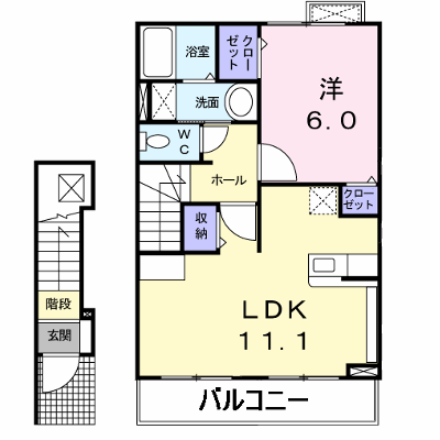カーサ　プラシードⅠ 205【管理NO：1-015821001-02040】 ★家具家電は申し込み後に搬入します★の物件画像