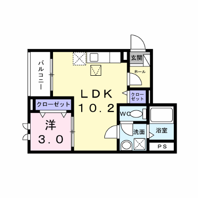メゾン　ラフレシール　千代田 103【管理NO：1-028753501-01030】 ★家具家電は申し込み後に搬入します★ ★2027年03月中旬入居可能★の物件画像