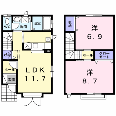 ラヴィングリー 102【管理NO：1-016592501-01020】 ★家具家電は申し込み後に搬入します★ ★2026年10月下旬入居可能★の物件画像