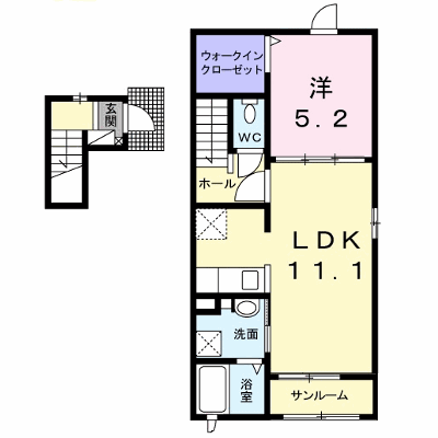 シャイン 201【管理NO：1-022550601-02010】 ★家具家電は申し込み後に搬入します★ ★2026年11月下旬入居可能★の物件画像