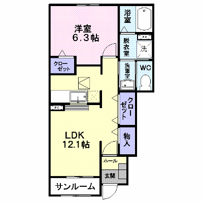 リリエンハイム　Ｃ 313【管理NO：1-015388401-01030】 ★家具家電は申し込み後に搬入します★ ★2026年11月下旬入居可能★の物件画像
