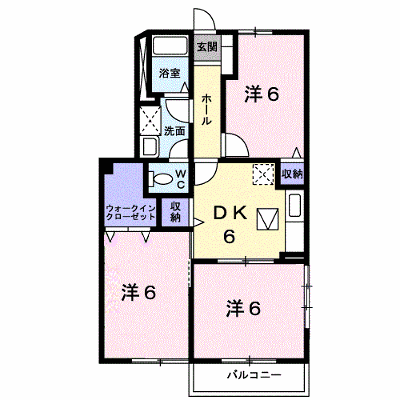ペイサージュⅡ 101【管理NO：1-009764202-01010】 ★家具家電は申し込み後に搬入します★ ★2026年11月中旬入居可能★の物件画像