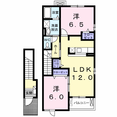 ルーチェ・Ⅰ 202【管理NO：1-013348501-02020】 ★家具家電は申し込み後に搬入します★ ★2026年10月下旬入居可能★の物件画像