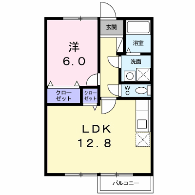 コンフォール 102【管理NO：1-007637901-01020】 ★家具家電は申し込み後に搬入します★ ★2026年11月中旬入居可能★の物件画像