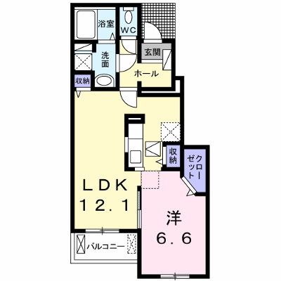 レクタ加須 103【管理NO：1-022606201-01030】 ★家具家電は申し込み後に搬入します★ ★2026年11月下旬入居可能★の物件画像