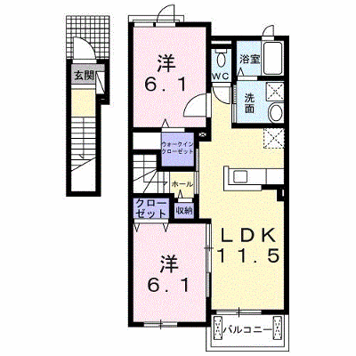Ｃａｓａ　ＳｅｒｅｎｏⅠ 202【管理NO：1-020533301-02020】 ★家具家電は申し込み後に搬入します★ ★2026年10月下旬入居可能★の物件画像