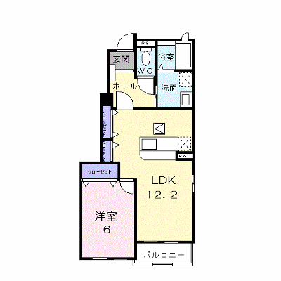 ドゥ・プリムローズ 101【管理NO：1-014112302-01010】 ★家具家電は申し込み後に搬入します★ ★2026年10月中旬入居可能★の物件画像