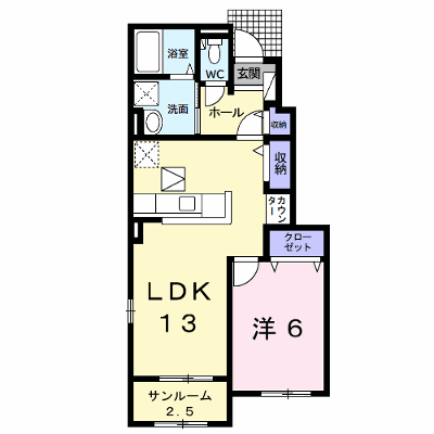 プレジャー 102【管理NO：1-020442801-01020】 ★家具家電は申し込み後に搬入します★ ★2026年11月下旬入居可能★の物件画像