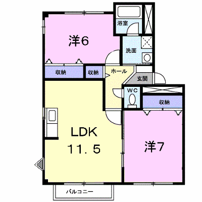 アベニューⅠ 204【管理NO：1-005734001-02040】 ★家具家電は申し込み後に搬入します★ ★2026年11月下旬入居可能★の物件画像
