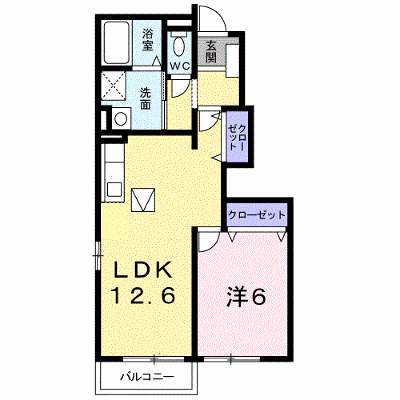 セレーナⅠ 102【管理NO：1-012882501-01020】 ★家具家電は申し込み後に搬入します★の物件画像