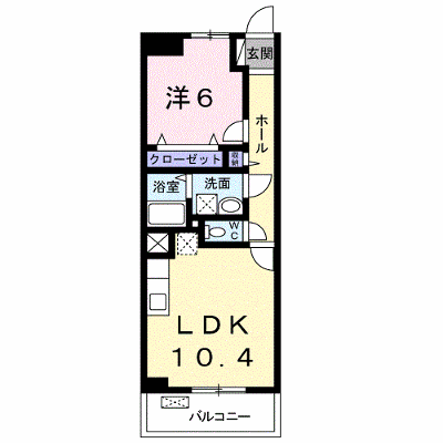 アンジュ 104【管理NO：1-019690801-01040】 ★家具家電は申し込み後に搬入します★ ★2026年11月下旬入居可能★の物件画像