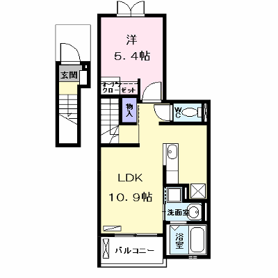 プリムローズⅢ 203【管理NO：1-018238301-02030】 ★家具家電は申し込み後に搬入します★ ★2026年11月下旬入居可能★の物件画像