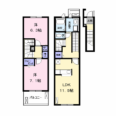 アロッジオ中野 206【管理NO：1-016910401-02050】 ★家具家電は申し込み後に搬入します★ ★2026年11月下旬入居可能★の物件画像