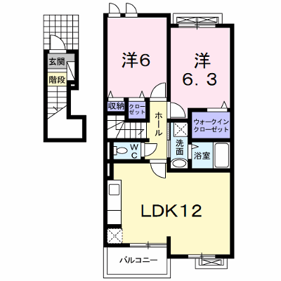 プルメリアＹ 202【管理NO：1-016601302-02020】 ★家具家電は申し込み後に搬入します★ ★2026年11月上旬入居可能★の物件画像