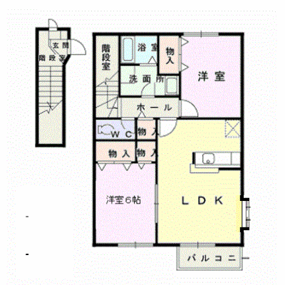 ラフィーネ花塚Ｂ 201【管理NO：1-011442402-02010】 ★家具家電は申し込み後に搬入します★ ★2026年11月上旬入居可能★の物件画像
