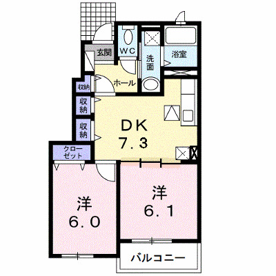 ｇｒｏｗｔｈ　Ｂ 101【管理NO：1-017612202-01010】 ★家具家電は申し込み後に搬入します★ ★2026年11月下旬入居可能★の物件画像