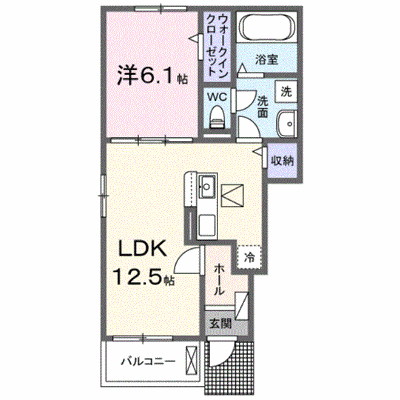 ゾーナ・ヴェルデⅡ番館 101【管理NO：1-028449602-01010】 ★家具家電は申し込み後に搬入します★ ★2027年03月下旬入居可能★の物件画像