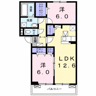 イル　リモーネ 102【管理NO：1-025851001-01020】 ★家具家電は申し込み後に搬入します★ ★2026年12月中旬入居可能★の物件画像