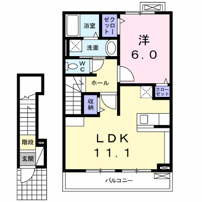リーフムーン 203【管理NO：1-016270501-02030】 ★家具家電は申し込み後に搬入します★ ★2026年11月下旬入居可能★の物件画像