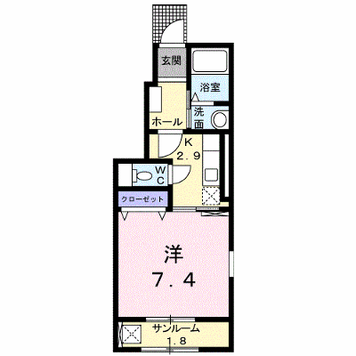 アクティブシティ 101【管理NO：1-022418601-01010】 ★家具家電は申し込み後に搬入します★の物件画像
