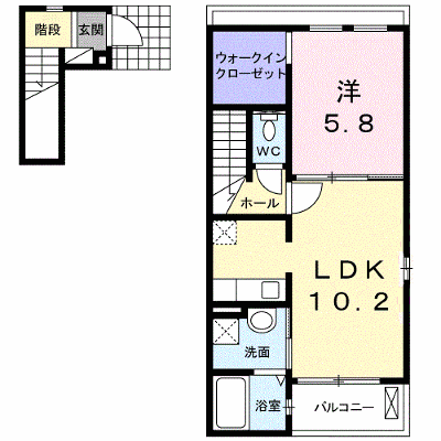 レスペヘリオスＣ 201【管理NO：1-017169503-02010】 ★家具家電は申し込み後に搬入します★ ★2026年12月中旬入居可能★の物件画像