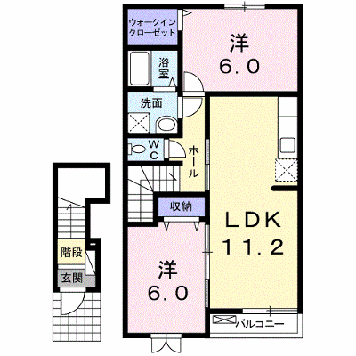 インプレス　Ｂ 203【管理NO：1-018329402-02030】 ★家具家電は申し込み後に搬入します★ ★2026年11月下旬入居可能★の物件画像