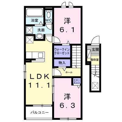ハウスアイ益田 204【管理NO：1-028707201-02040】 ★家具家電は申し込み後に搬入します★の物件画像