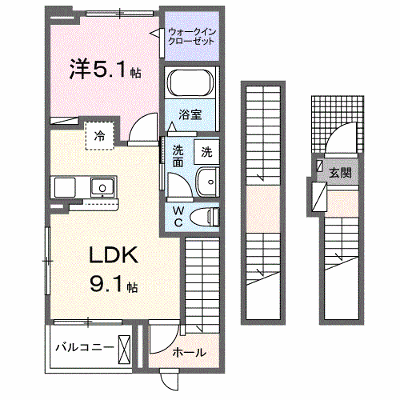 オネスティ 305【管理NO：1-027482001-03050】 ★家具家電は申し込み後に搬入します★の物件画像
