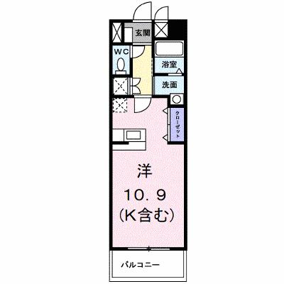 メゾン・ド・ポプラ 209【管理NO：1-013213201-02090】 ★家具家電は申し込み後に搬入します★ ★2026年10月下旬入居可能★の物件画像