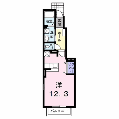 サニー　クレメント　Ⅱ 104【管理NO：1-016746102-01040】 ★家具家電は申し込み後に搬入します★ ★2026年11月上旬入居可能★の物件画像
