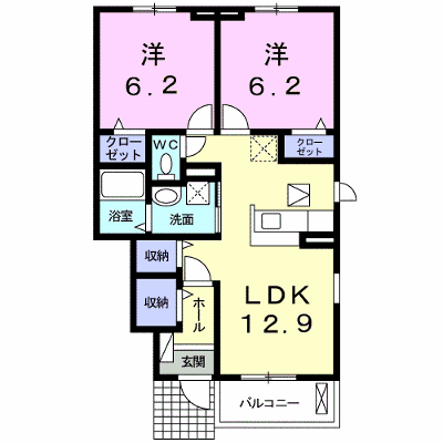 コンフォートⅡ 103【管理NO：1-017968001-01030】 ★家具家電は申し込み後に搬入します★ ★2026年10月下旬入居可能★の物件画像