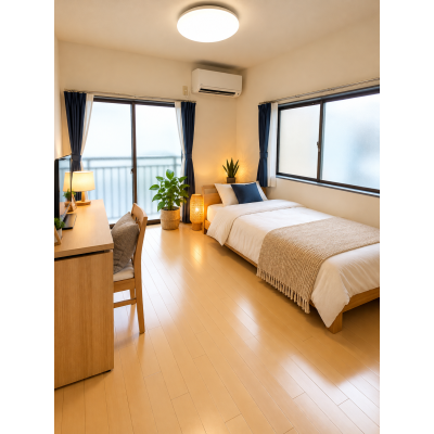 🌺北上尾徒歩12分✨駐車場無料✨2名入居可✨トイレキッチン新品✨HM47🌺の物件画像