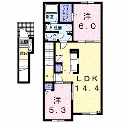 モデルノ　ポテーレⅥ 203【管理NO：1-021846202-02030】 ★家具家電は申し込み後に搬入します★ ★2026年12月上旬入居可能★の物件画像