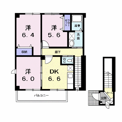 リバータウンＣ 201【管理NO：1-009578001-02010】 ★家具家電は申し込み後に搬入します★ ★2026年10月下旬入居可能★の物件画像