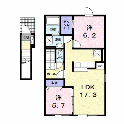 ルミエールＳ 201【管理NO：1-019250201-02010】 ★家具家電は申し込み後に搬入します★ ★2026年10月下旬入居可能★の物件画像