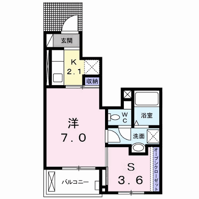 アロッジオ　ＥＸ 103【管理NO：1-020880601-01030】 ★家具家電は申し込み後に搬入します★ ★2026年12月中旬入居可能★の物件画像