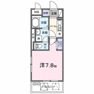 アンビシャス 203【管理NO：1-027836901-02030】 ★家具家電は申し込み後に搬入します★ ★2026年11月中旬入居可能★の物件画像