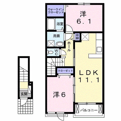 モンターニュ 202【管理NO：1-021534401-02020】 ★家具家電は申し込み後に搬入します★ ★2026年11月下旬入居可能★の物件画像