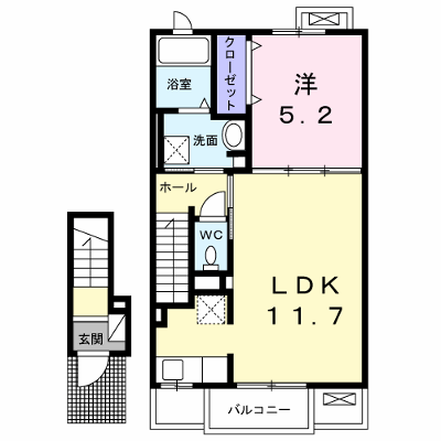 サンフラワーガーデン 202【管理NO：1-022720501-02020】 ★家具家電は申し込み後に搬入します★ ★2026年10月下旬入居可能★の物件画像