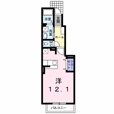 カレント　Ｃ 103【管理NO：1-016853601-01030】 ★家具家電は申し込み後に搬入します★ ★2026年12月中旬入居可能★の物件画像