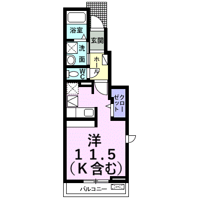 カーフ　ヒルズ　Ⅱ 101【管理NO：1-025496202-01010】 ★家具家電は申し込み後に搬入します★ ★2026年10月下旬入居可能★の物件画像